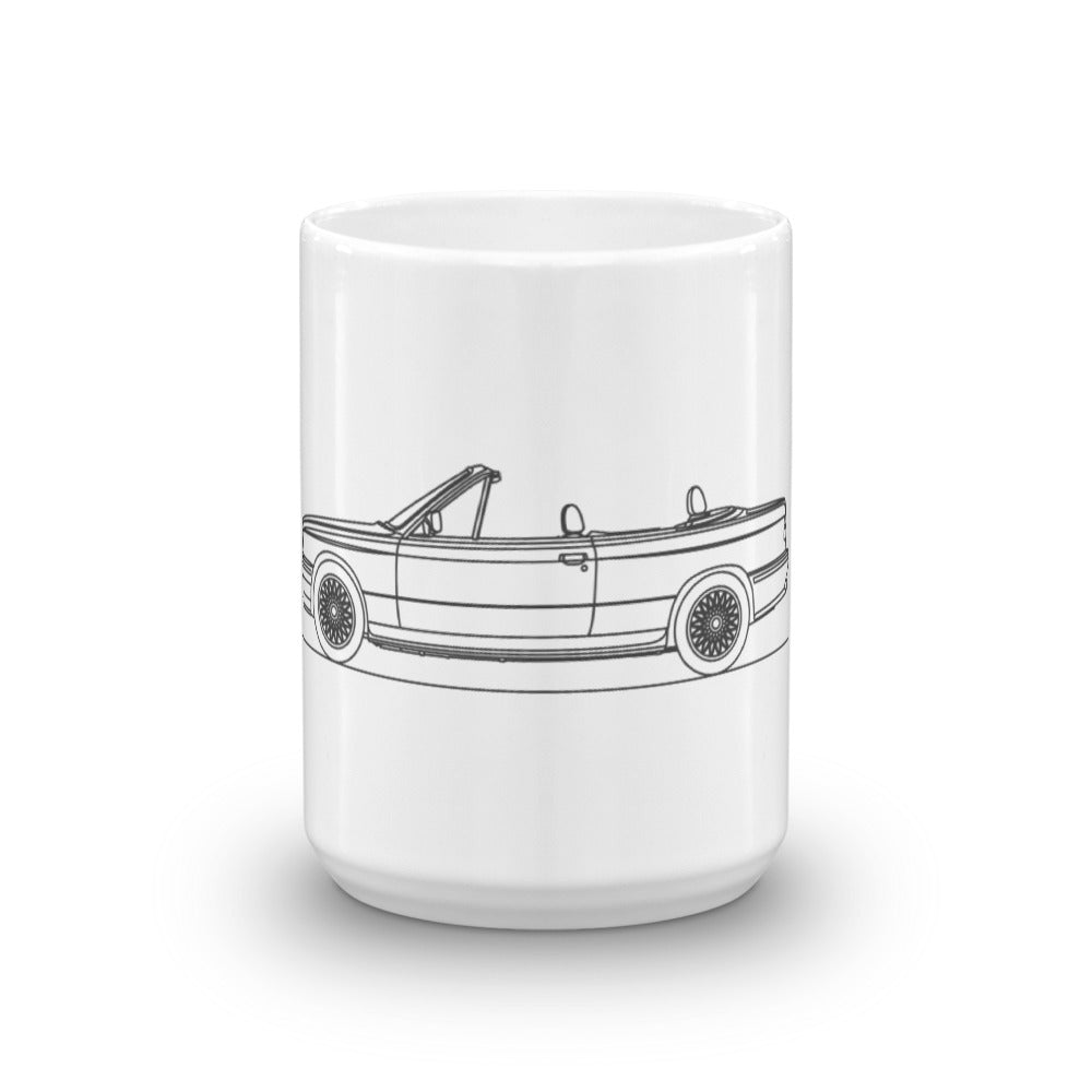 BMW E30 M3 Cabriolet mug on display
