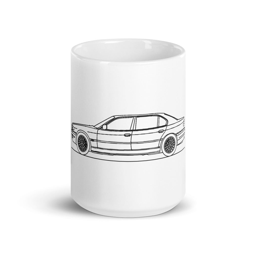 BMW E38 750i mug with stylish design