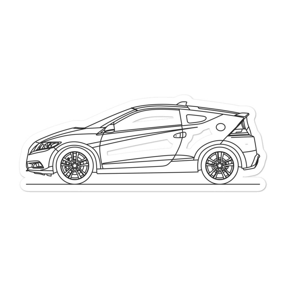 Honda CR-Z Outline sticker on a car surface