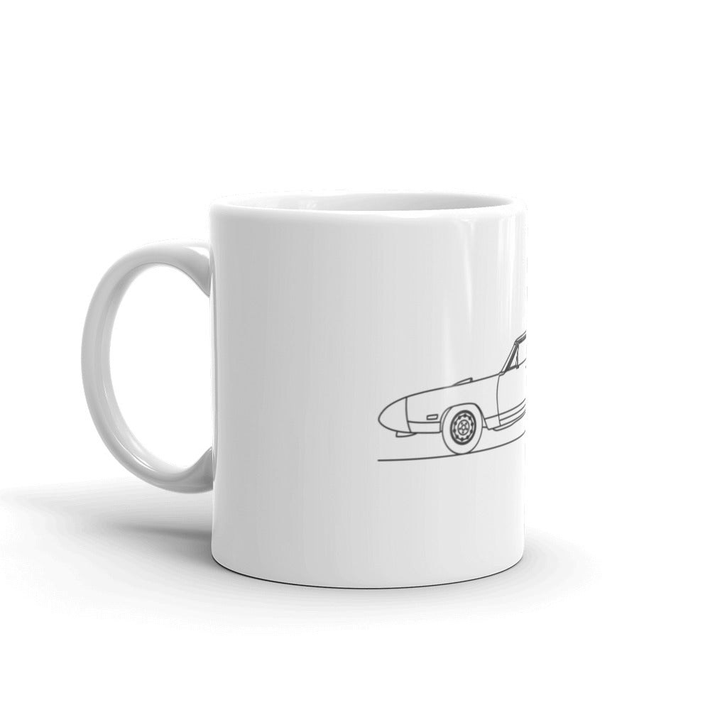 Plymouth Superbird mug with colorful design
