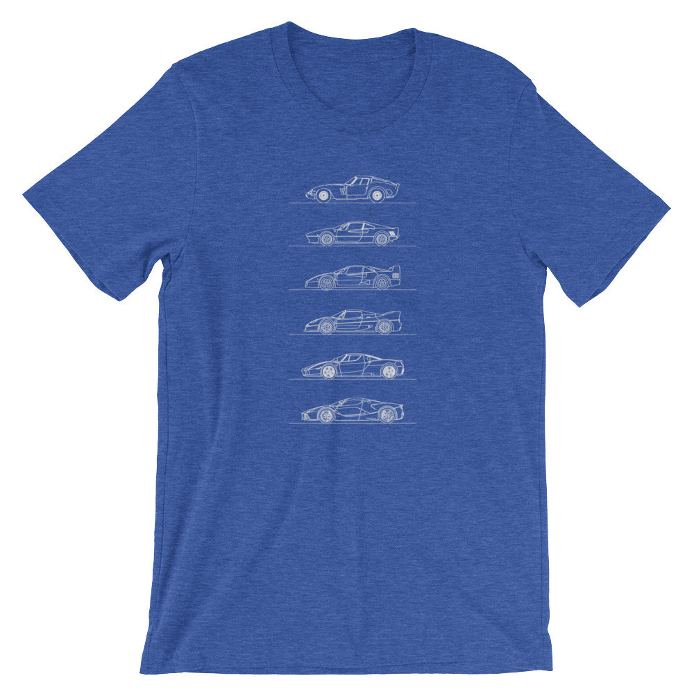 Ferrari 250 GTO LaFerrari t-shirt design