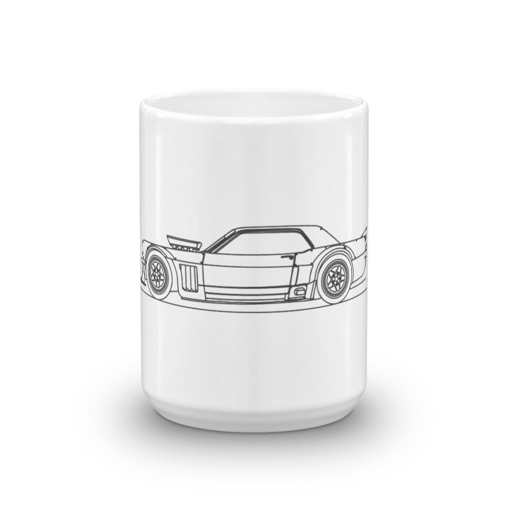 Ford Mustang Ken Block mug on a white background