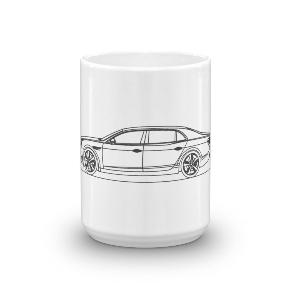 Bentley Flying Spur W12 minimal mug design