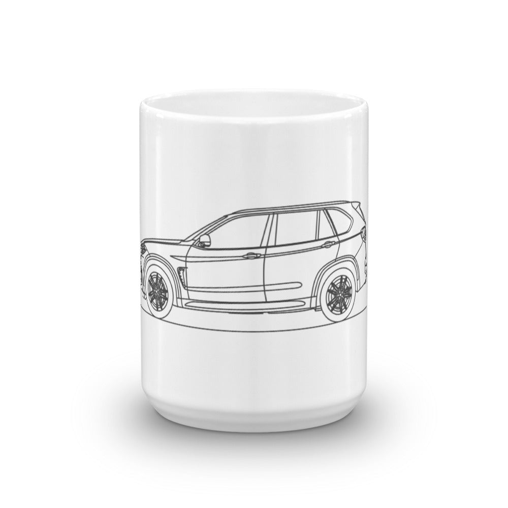 BMW F85 X5M mug with sleek design