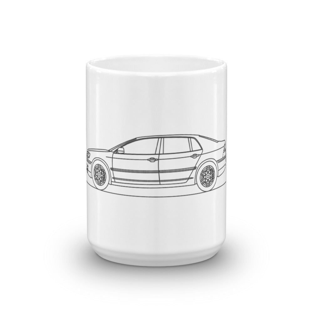 Volkswagen Phaeton mug with sleek design.