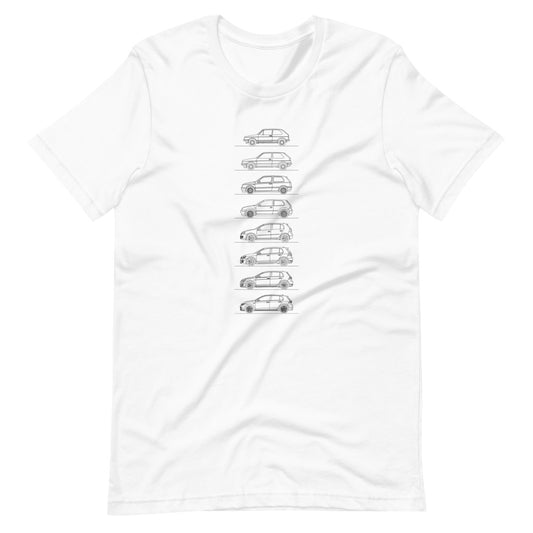 Volkswagen Golf GTI Evolution t-shirt design