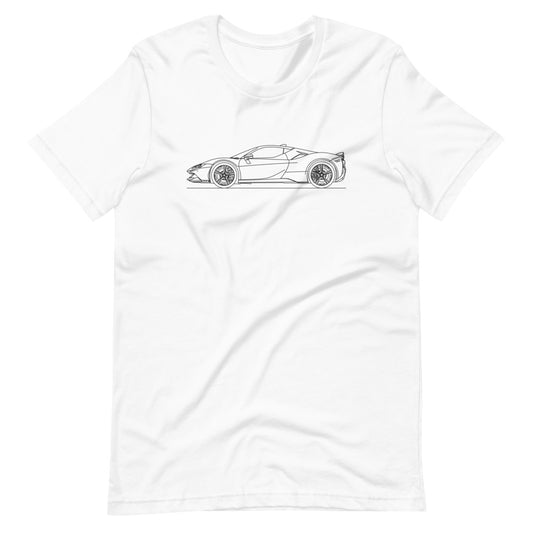 Unisex Ferrari SF90 Stradale t-shirt in white