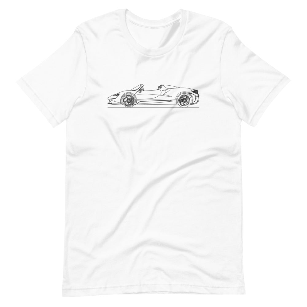 Unisex McLaren Elva T-shirt in white