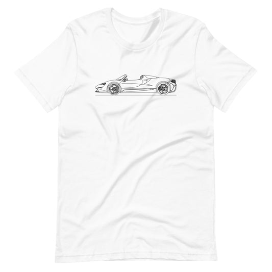 Unisex McLaren Elva T-shirt in white