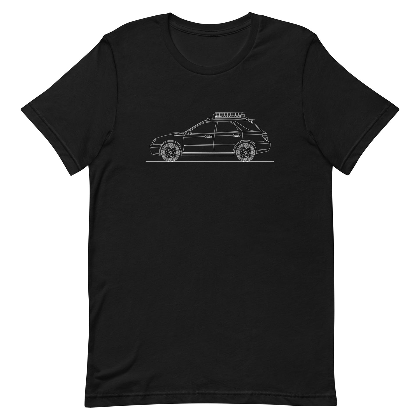 Subaru WRX Blobeye Wagon silhouette T-shirt design