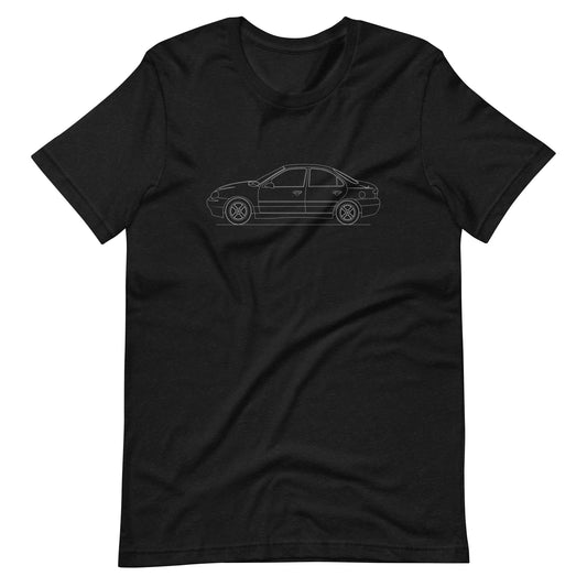 Black heather Ford Contour SVT t-shirt displayed