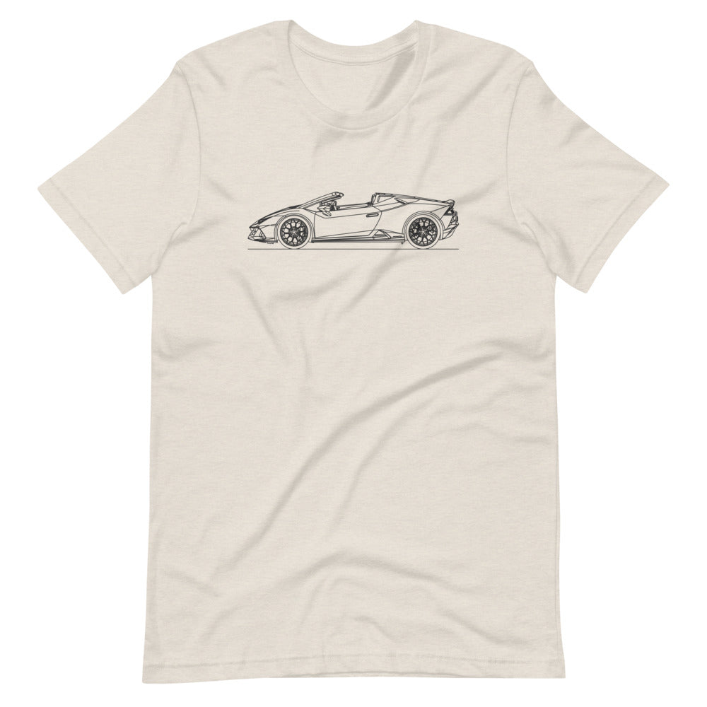 Lamborghini Huracan Evo Spyder t-shirt design