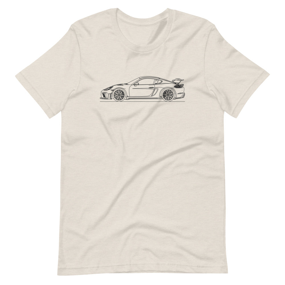 Heather dust Porsche 718 GT4 RS t-shirt design