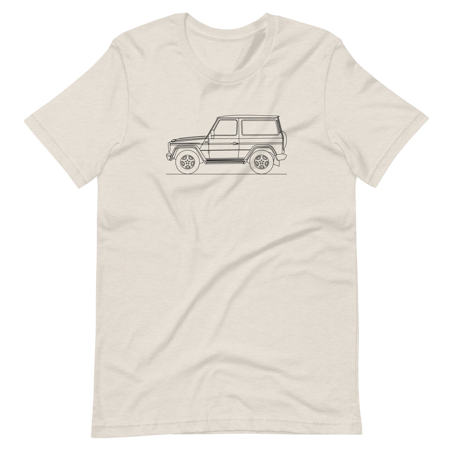 Unisex staple t-shirt in heather dust color