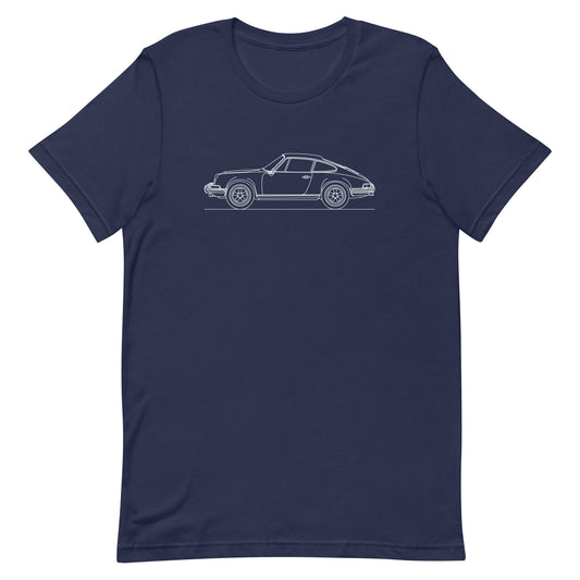 Unisex Porsche 911 classic t-shirt in navy