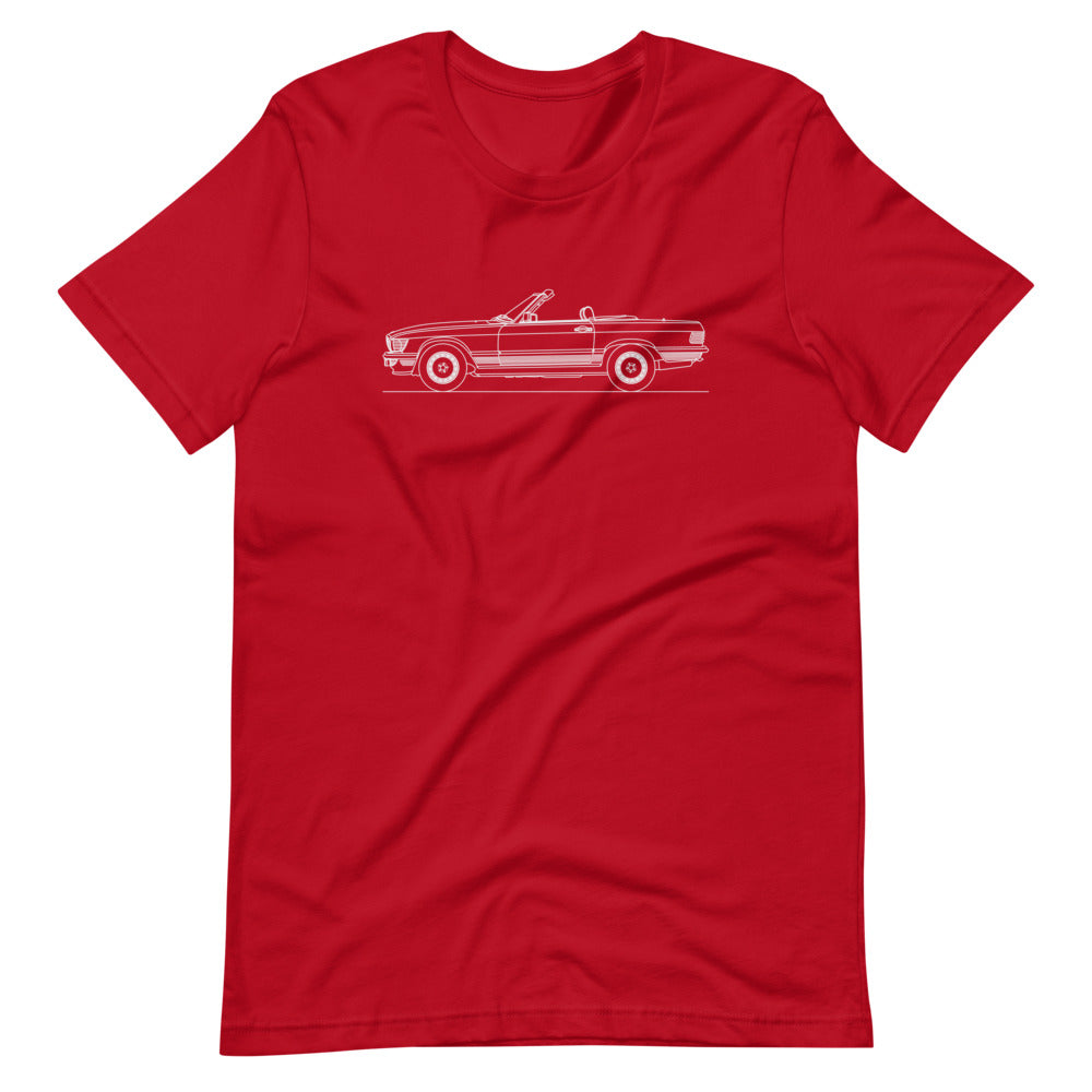 Red Mercedes-Benz SL 300 R107 t-shirt design