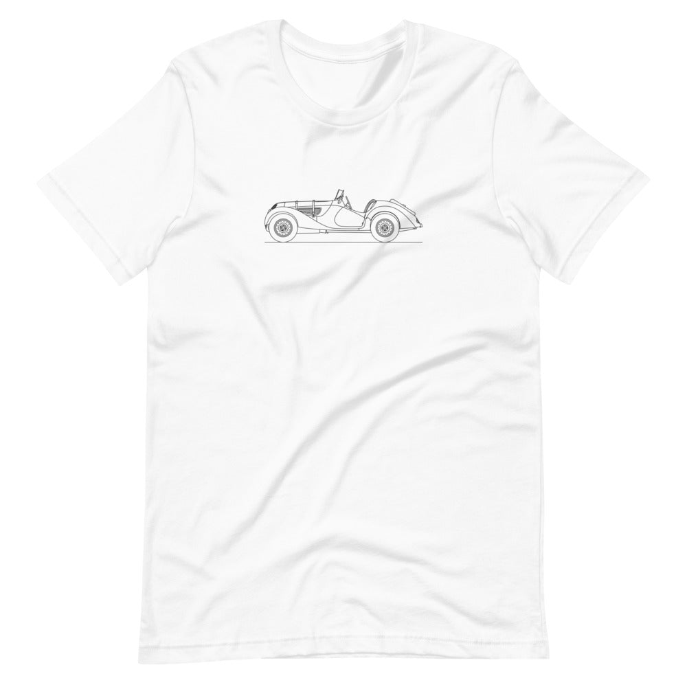 Unisex BMW 328 T-shirt in white color