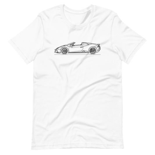 Lamborghini Huracan Evo Spyder t-shirt design
