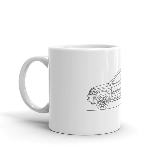 Chevrolet Equinox 1st Gen mug in glossy white