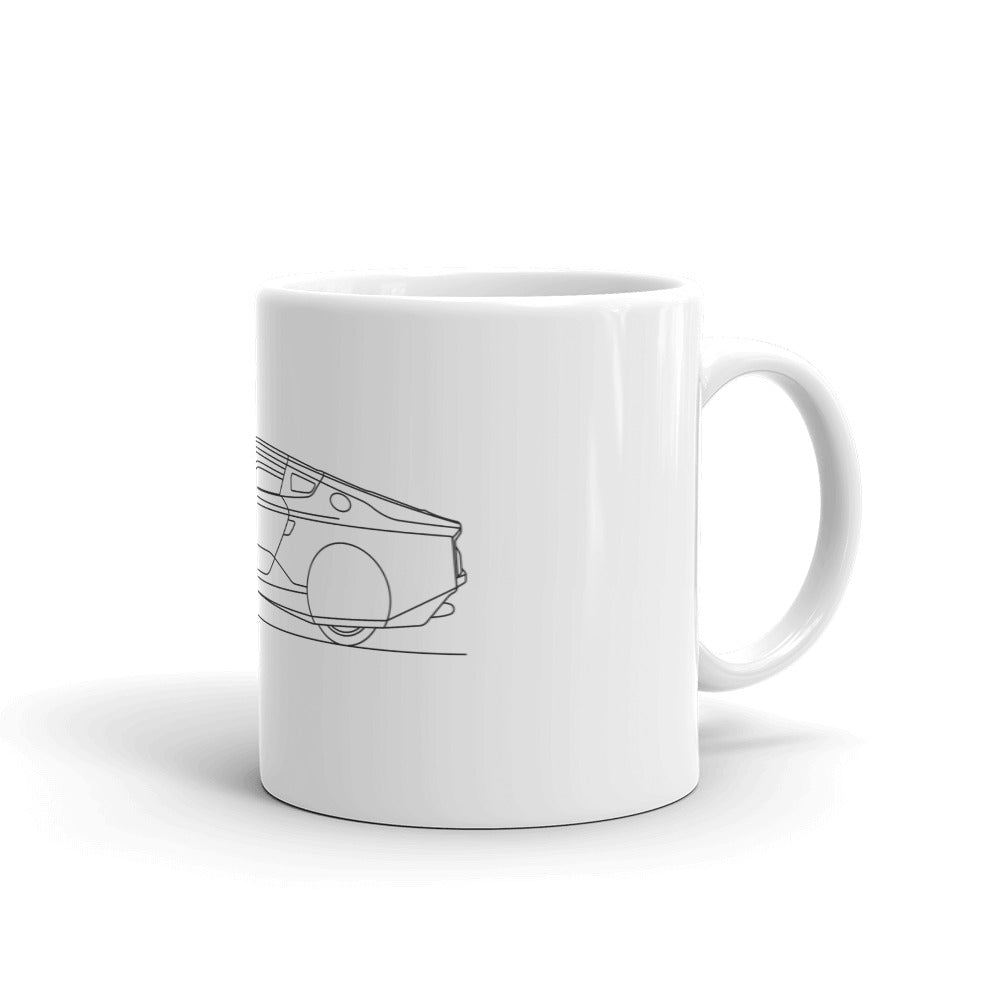 Volkswagen XL-1 silhouette on a stylish mug