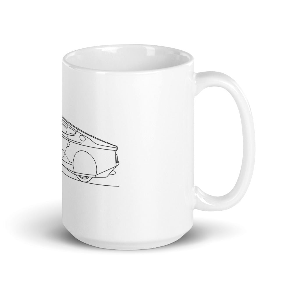Volkswagen XL1 mug with glossy white finish