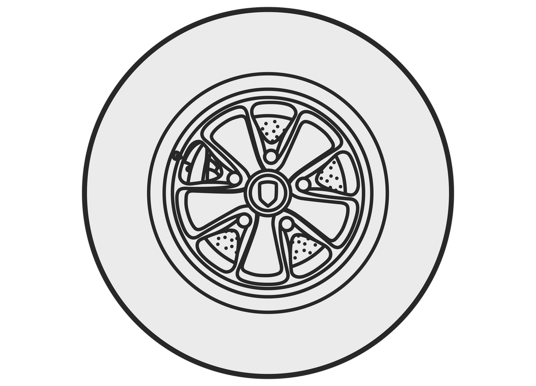 NEW: Car wheel T-shirts - Artlines Design