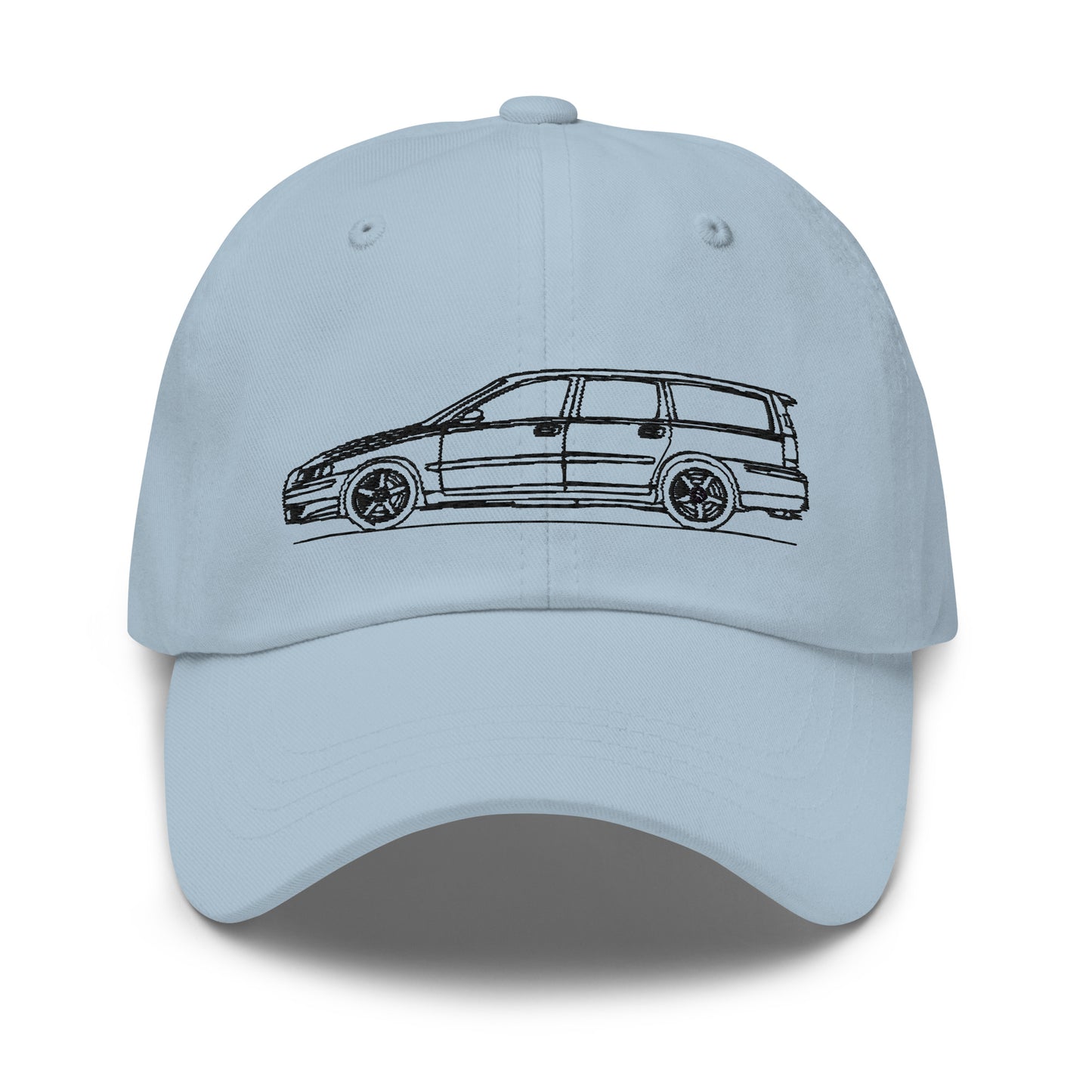 Light blue classic dad hat for casual wear