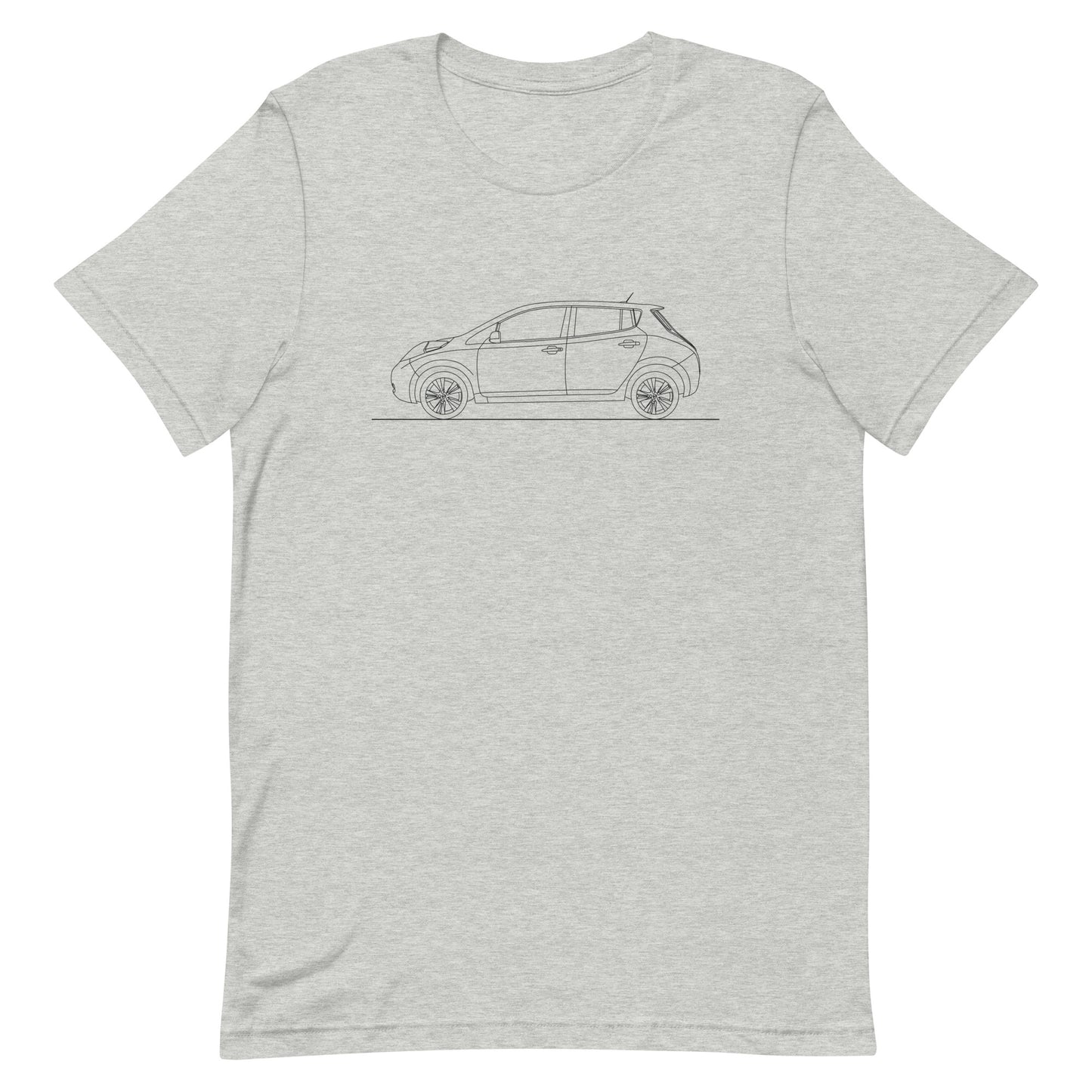 Unisex Nissan Leaf t-shirt in athletic heather