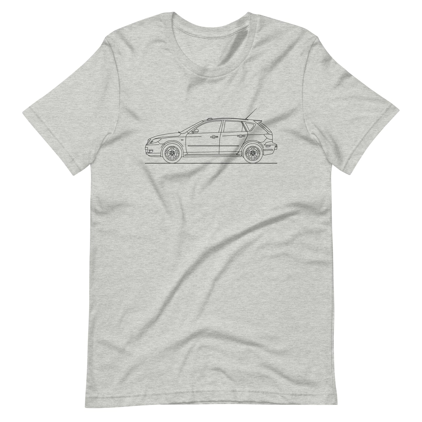 Unisex staple t-shirt featuring Mazda 3 design