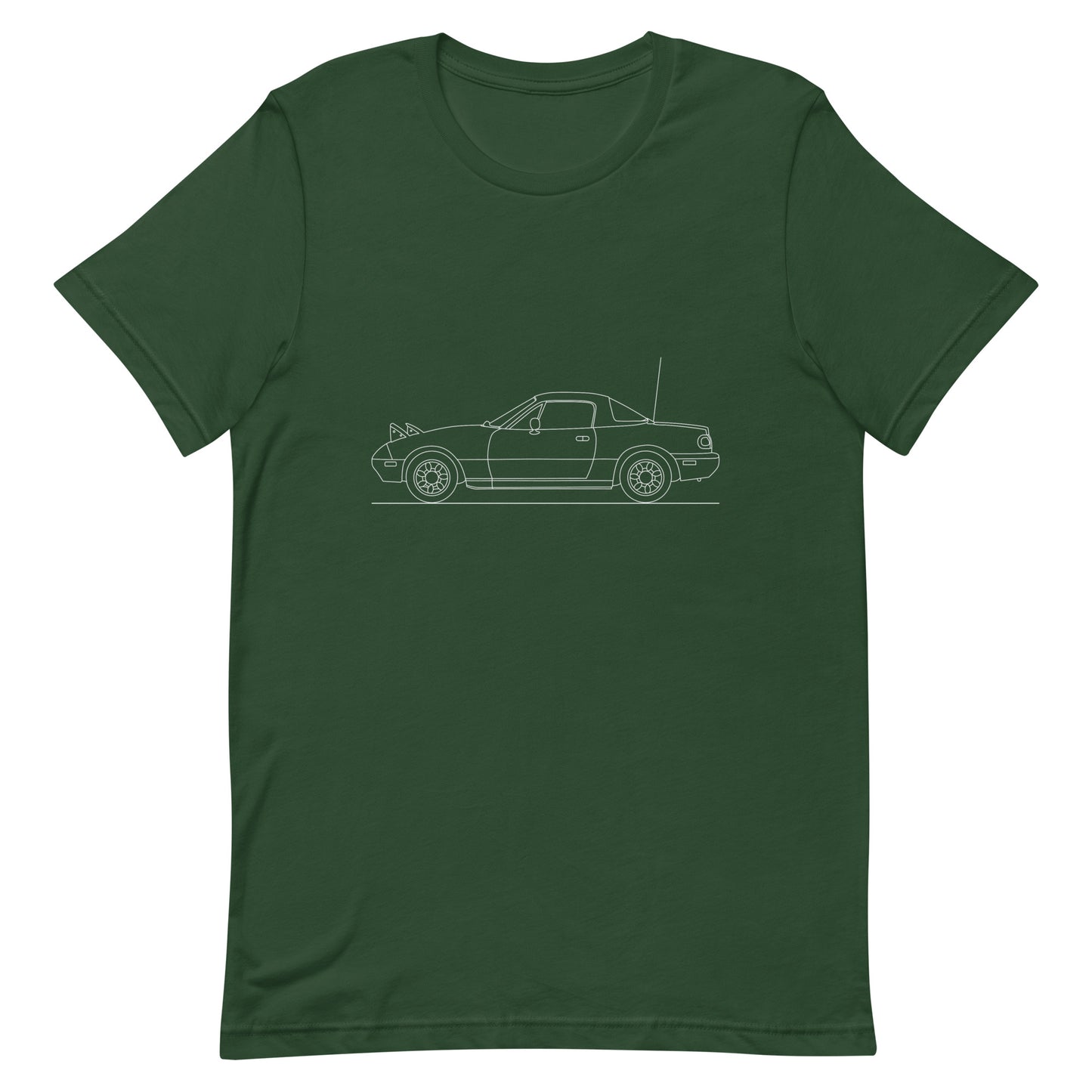 Unisex staple t-shirt in forest green