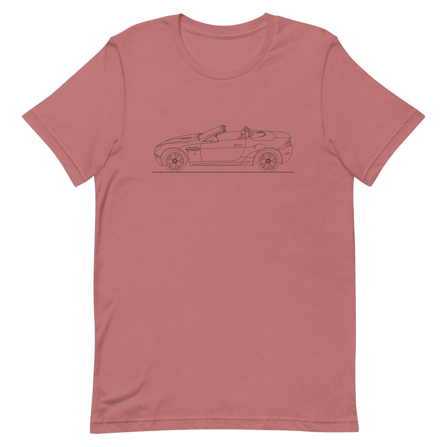 Unisex Aston Martin V8 Vantage T-shirt in mauve