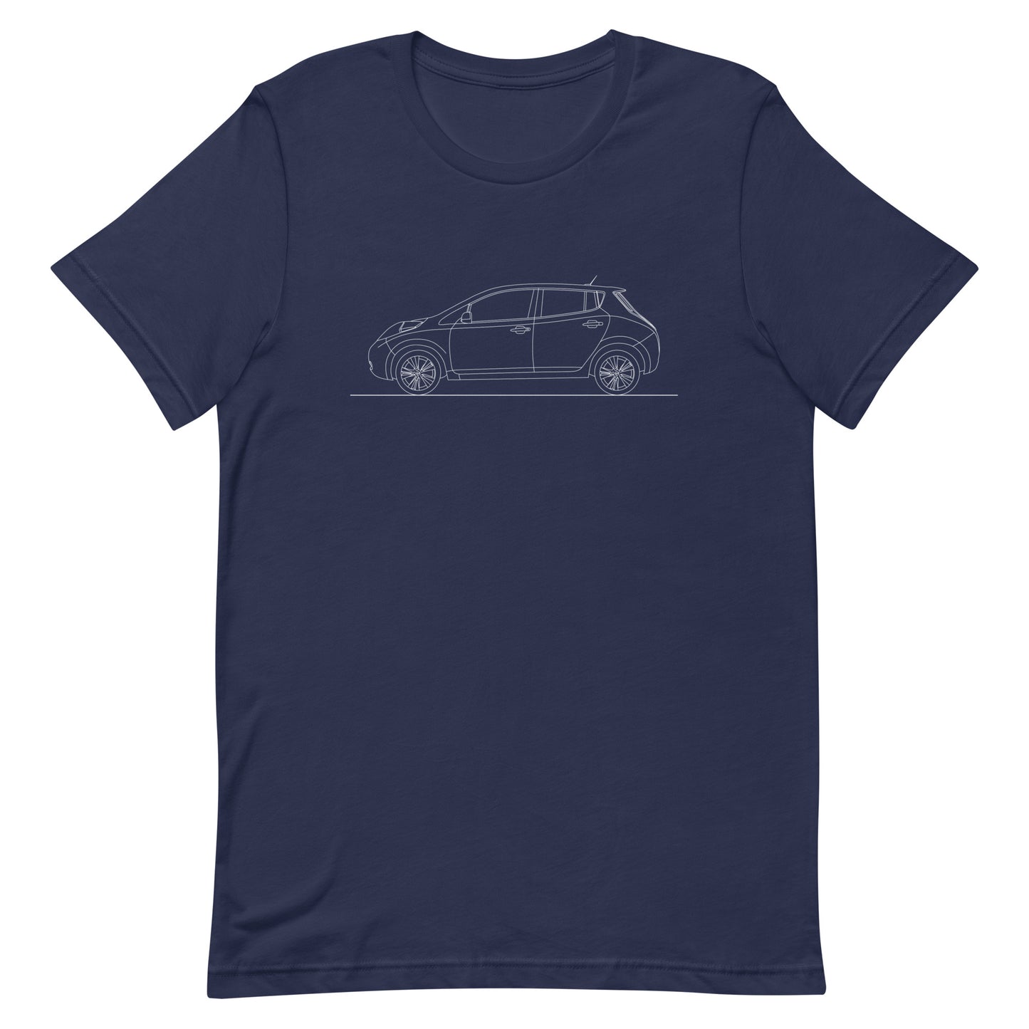 Nissan Leaf t-shirt in navy color.
