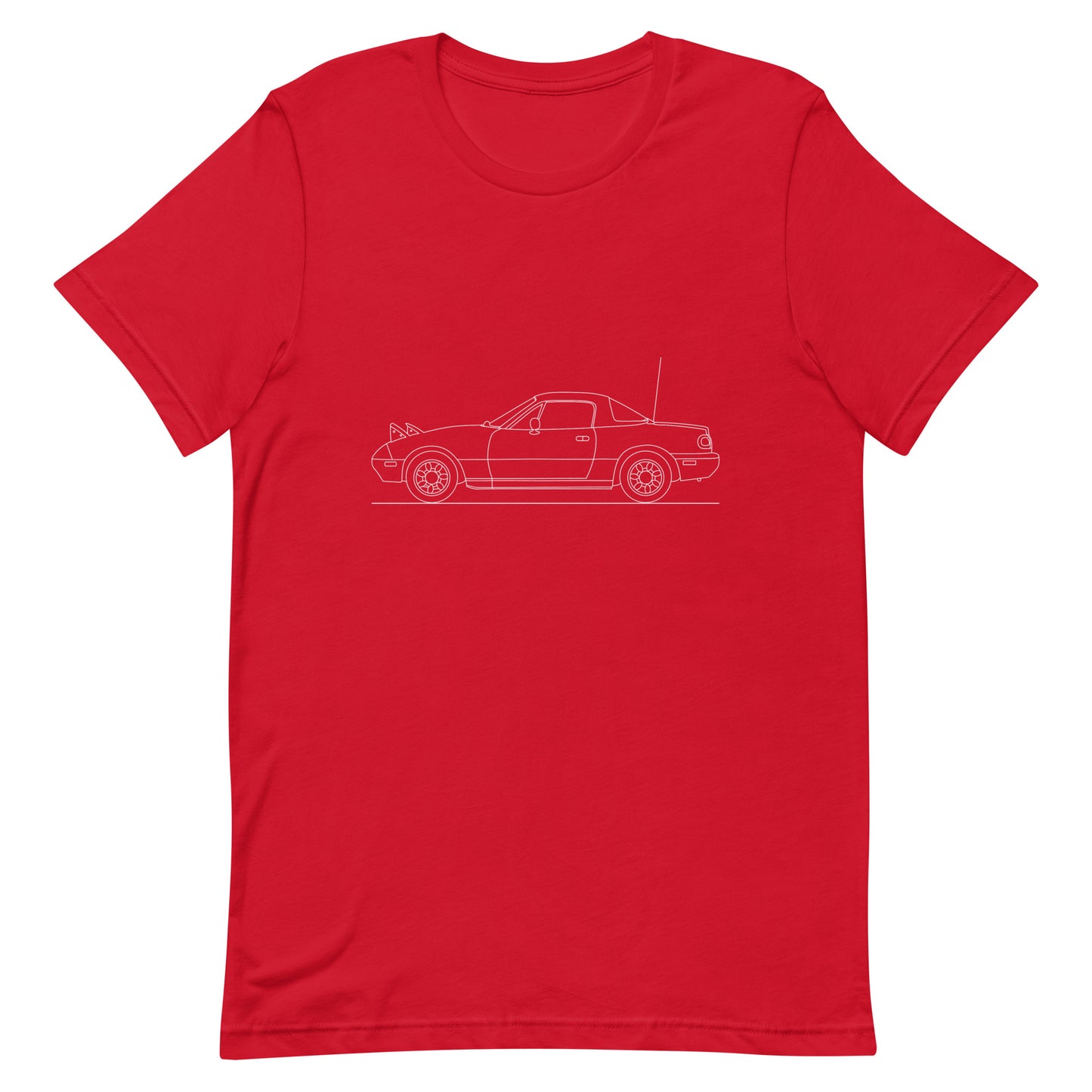 Unisex staple t-shirt in vibrant red