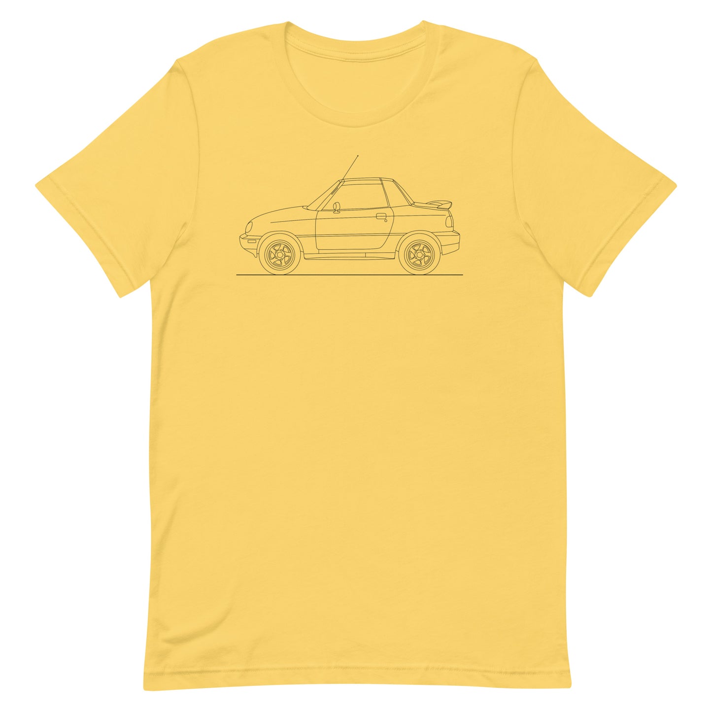 Unisex Suzuki X90 t-shirt in yellow.