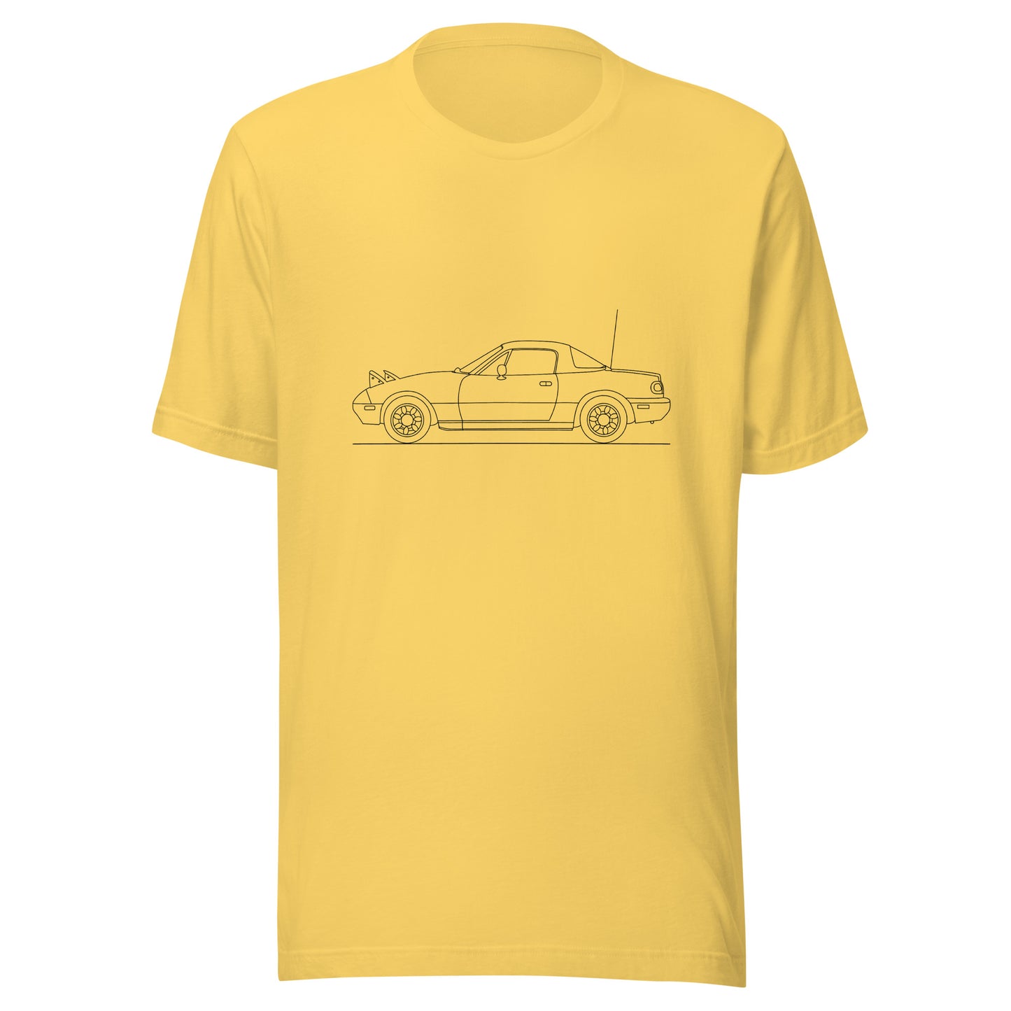 Unisex staple t-shirt in yellow color