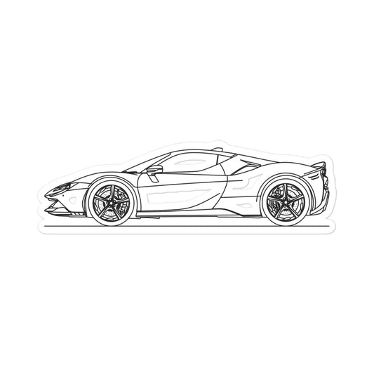 Ferrari 488 Spider Sticker – Artlines Design