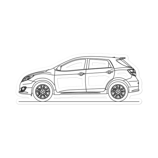 Toyota Matrix XRS E140 Sticker