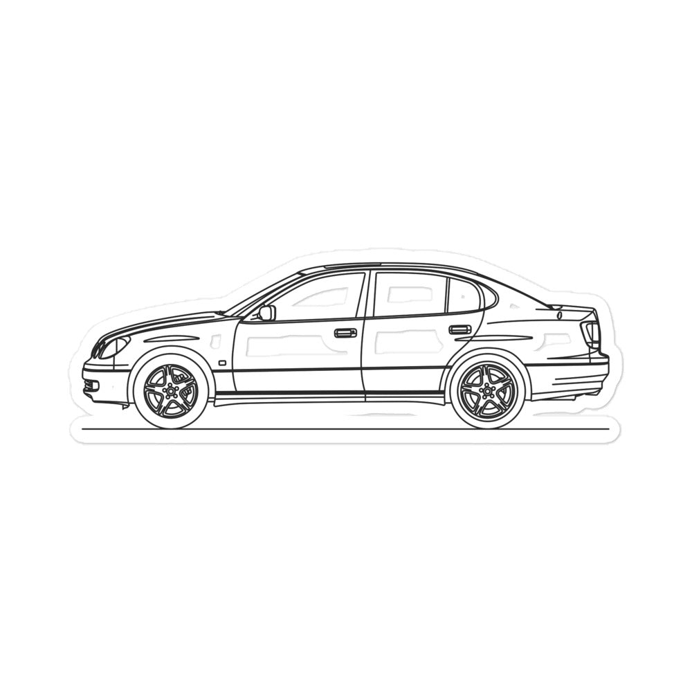 Lexus GS 300 S160 Sticker – Artlines Design