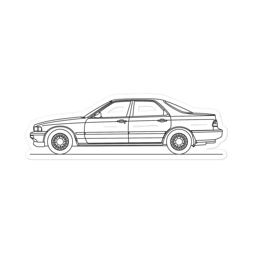 Acura Legend Sedan Outline sticker on vehicle