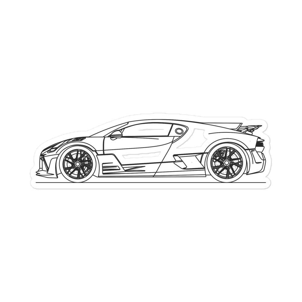 Bugatti Divo Sticker