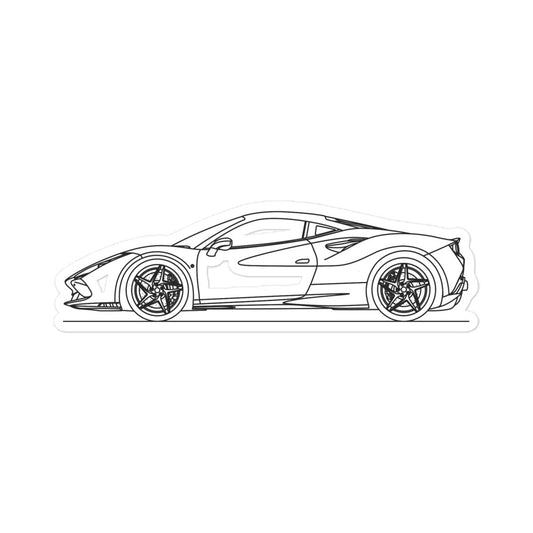 Ferrari F8 Tributo Sticker