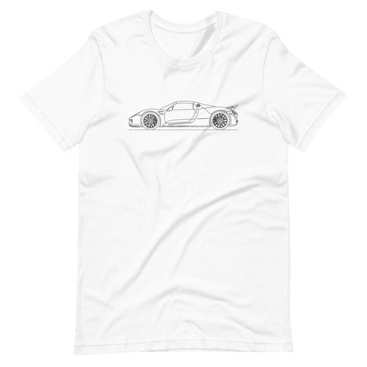 Porsche 918 Spyder Weissach Package t-shirt design
