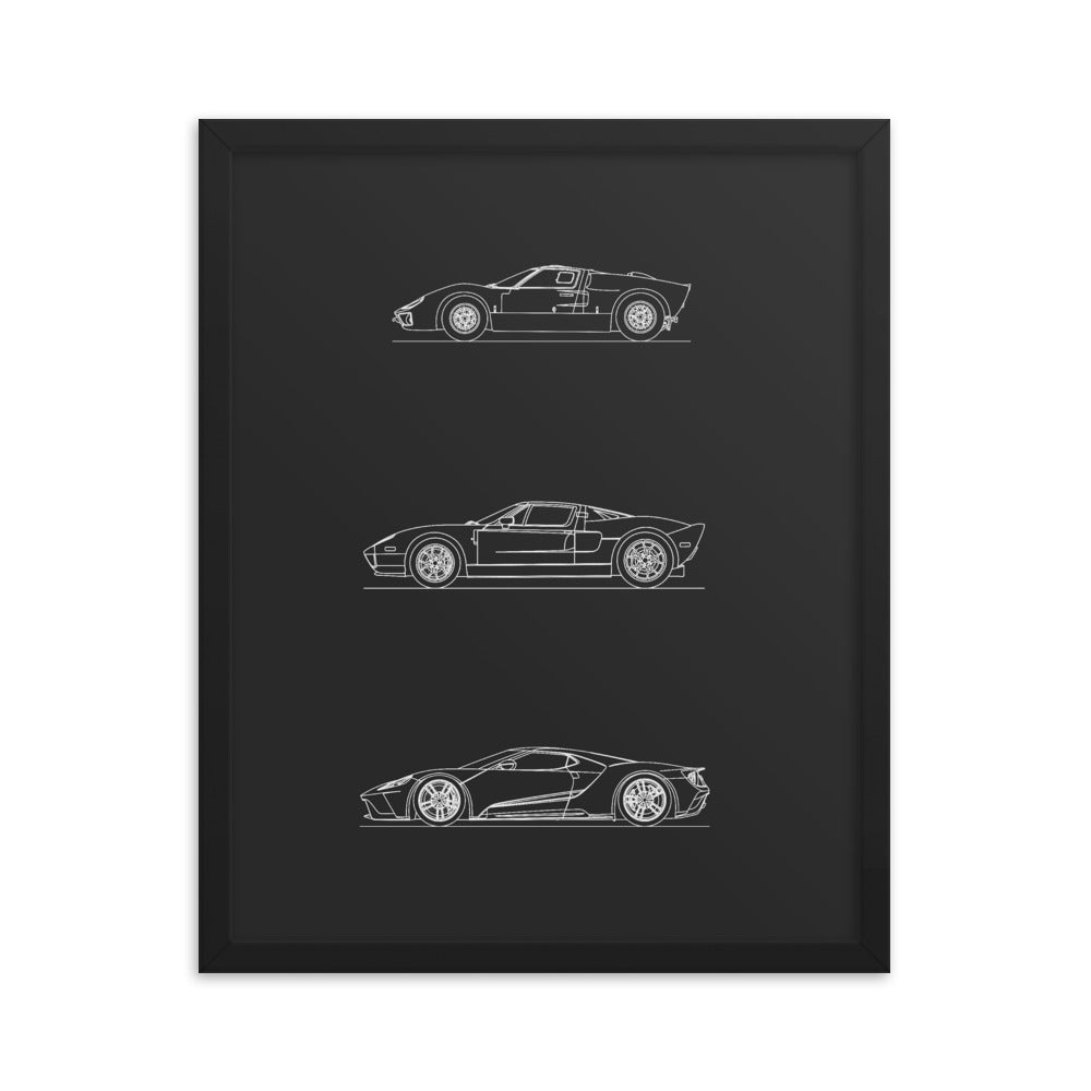 Ford GT Evolution Poster