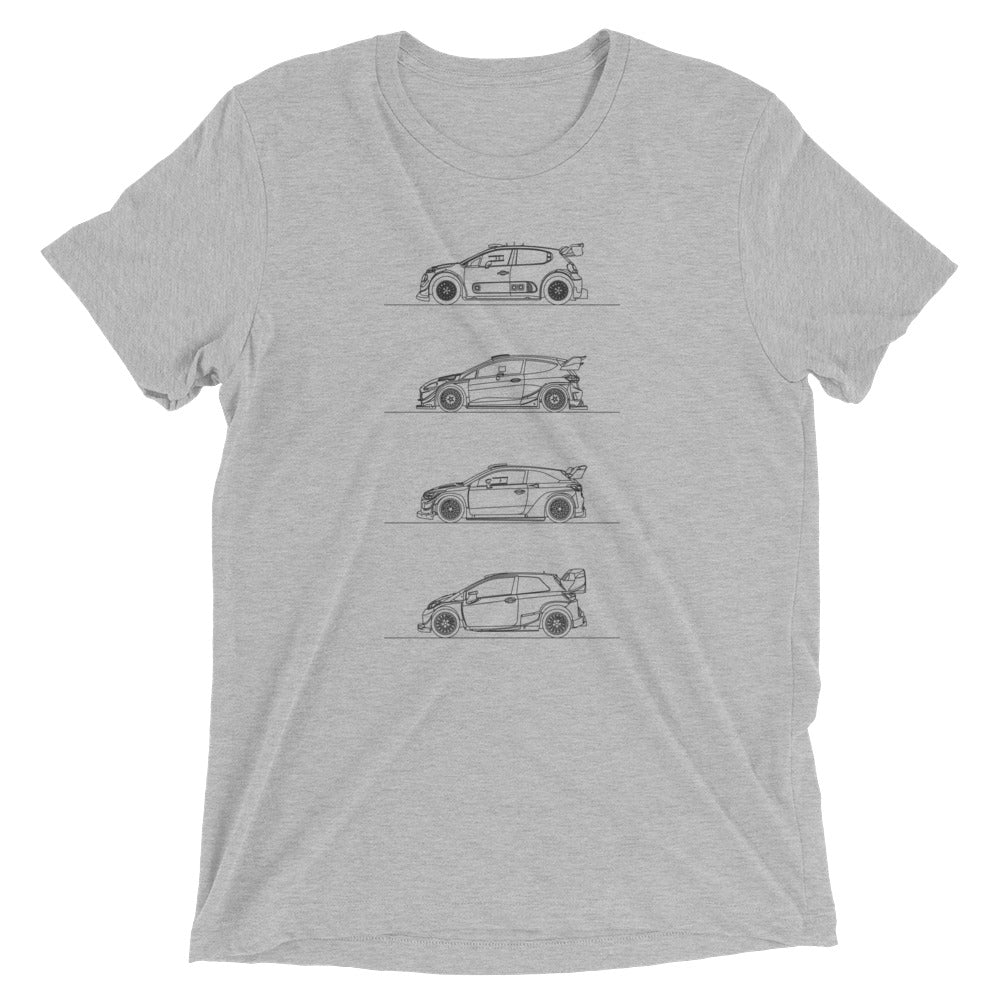 WRC 2017 Minimal Line Art T-shirt