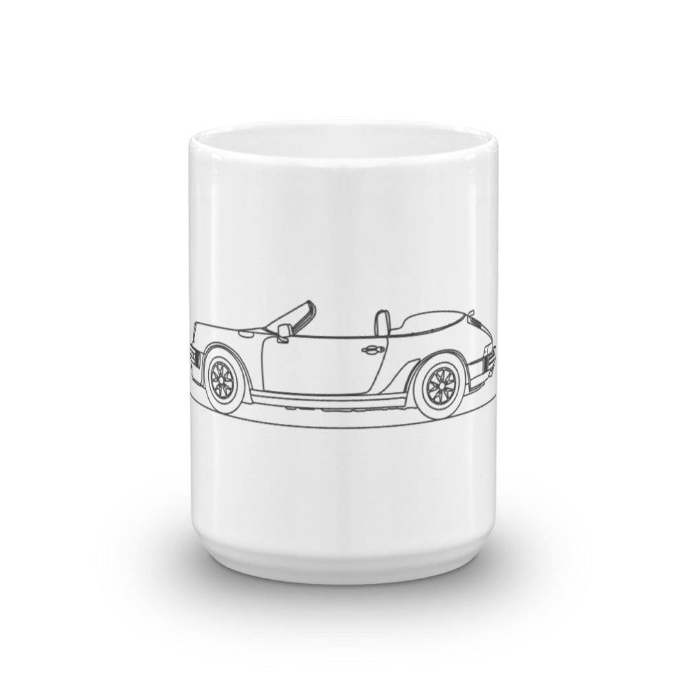 Porsche 911 930 Speedster mug on display