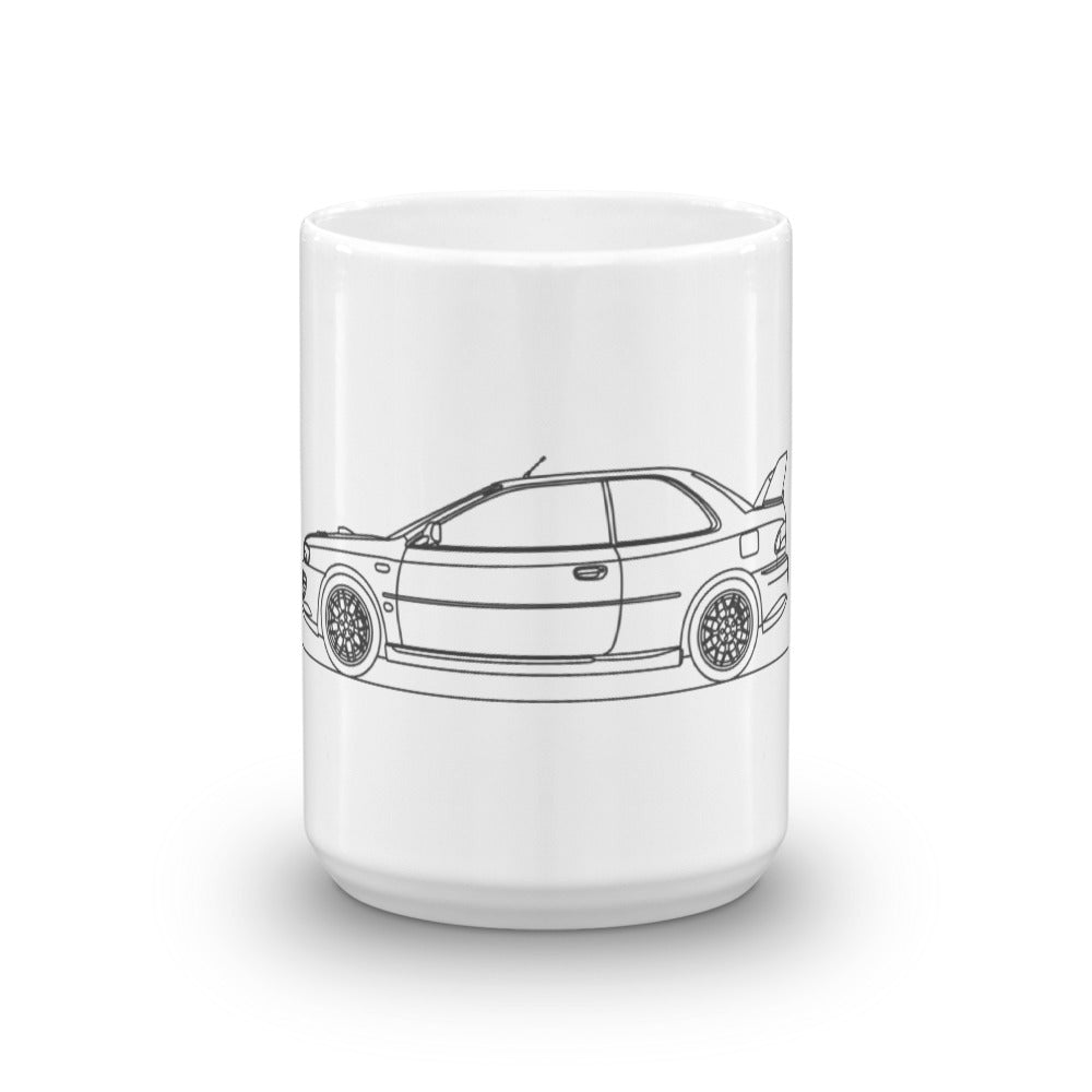 Subaru Impreza 22B STi in mockup image