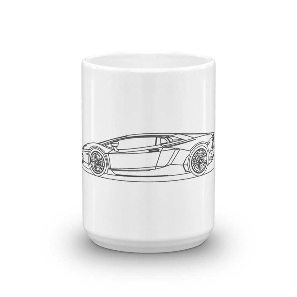 Lamborghini Aventador mug with sleek design