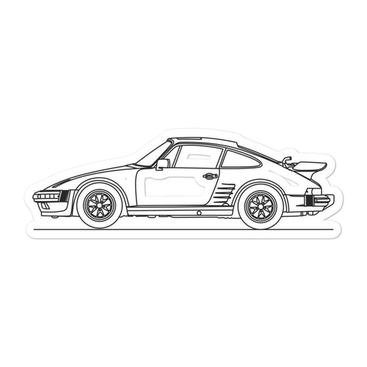 Porsche 911 935 Turbo Slantnose Sticker - Artlines Design