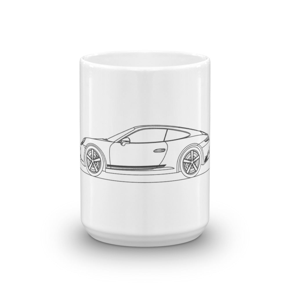 Porsche 911 mug featuring sleek design