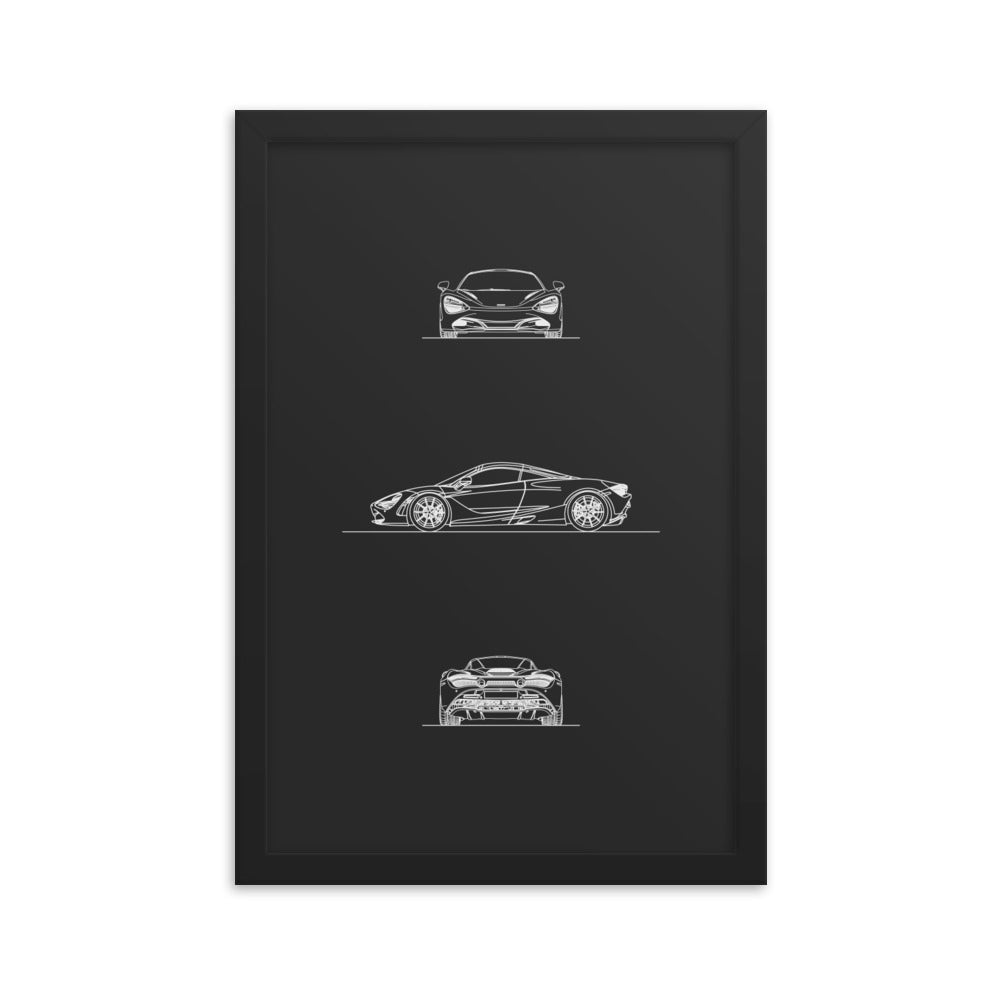 McLaren 720S FSR Poster